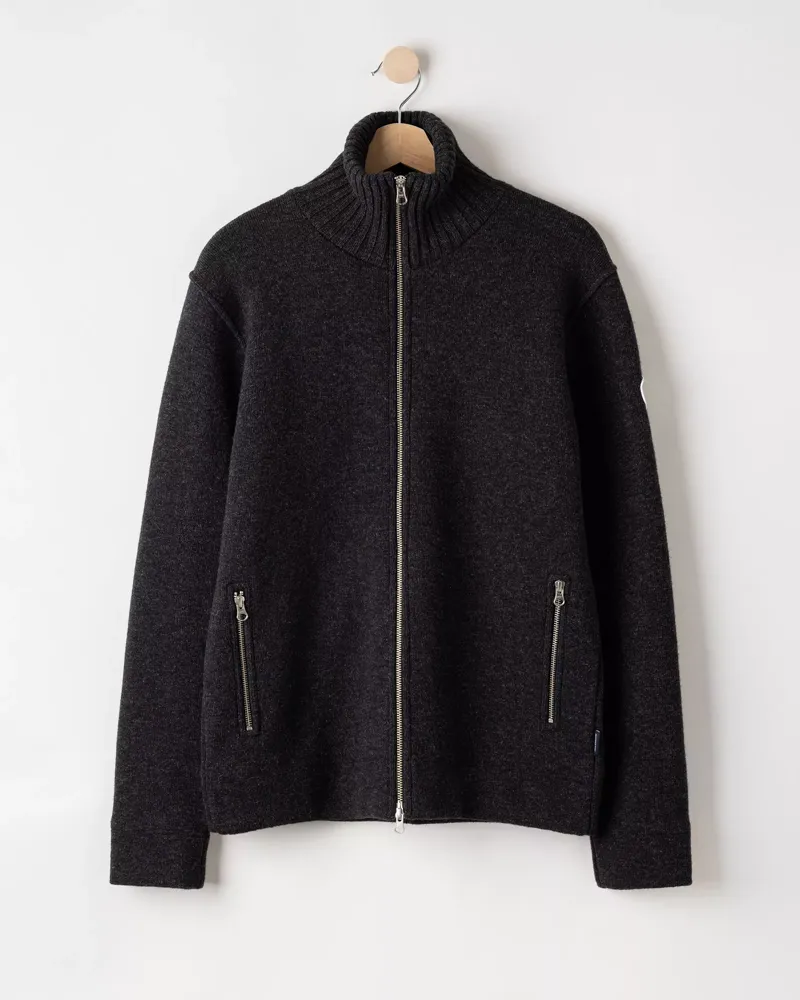 Holebrook Mans Zip Windproof - Anthracite Melange