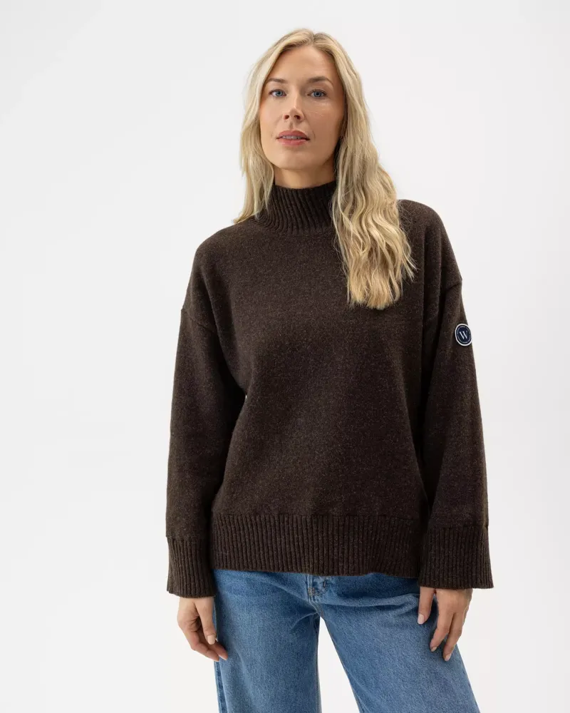 Holebrook Margot Turtle Windproof - Brown Melange-1