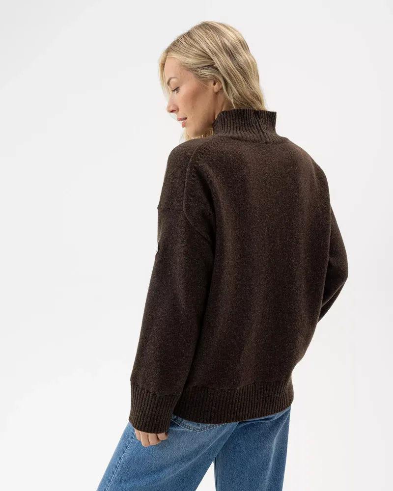 Holebrook Margot Turtle Windproof - Brown Melange-2