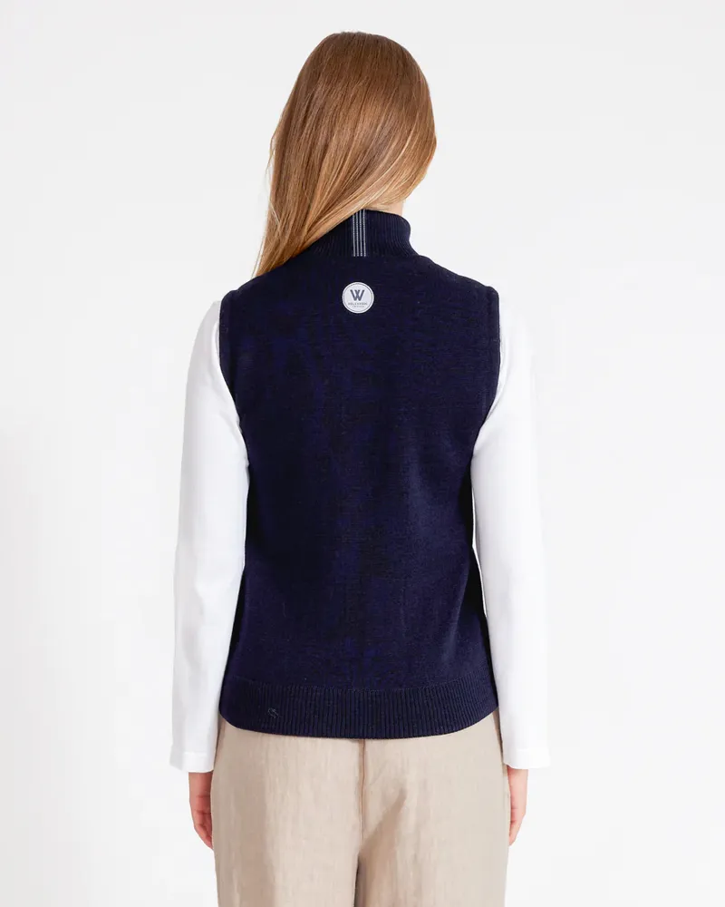 Holebrook Mary Vest - Navy-2