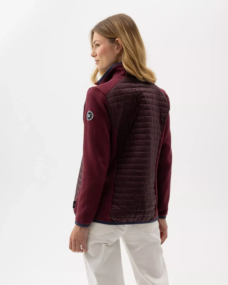 Holebrook Ladies Mimmi Fullzip Windproof Jumper - Maroon-3