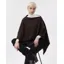 Holebrook Ladies Sofie Poncho - Dark Chocolate