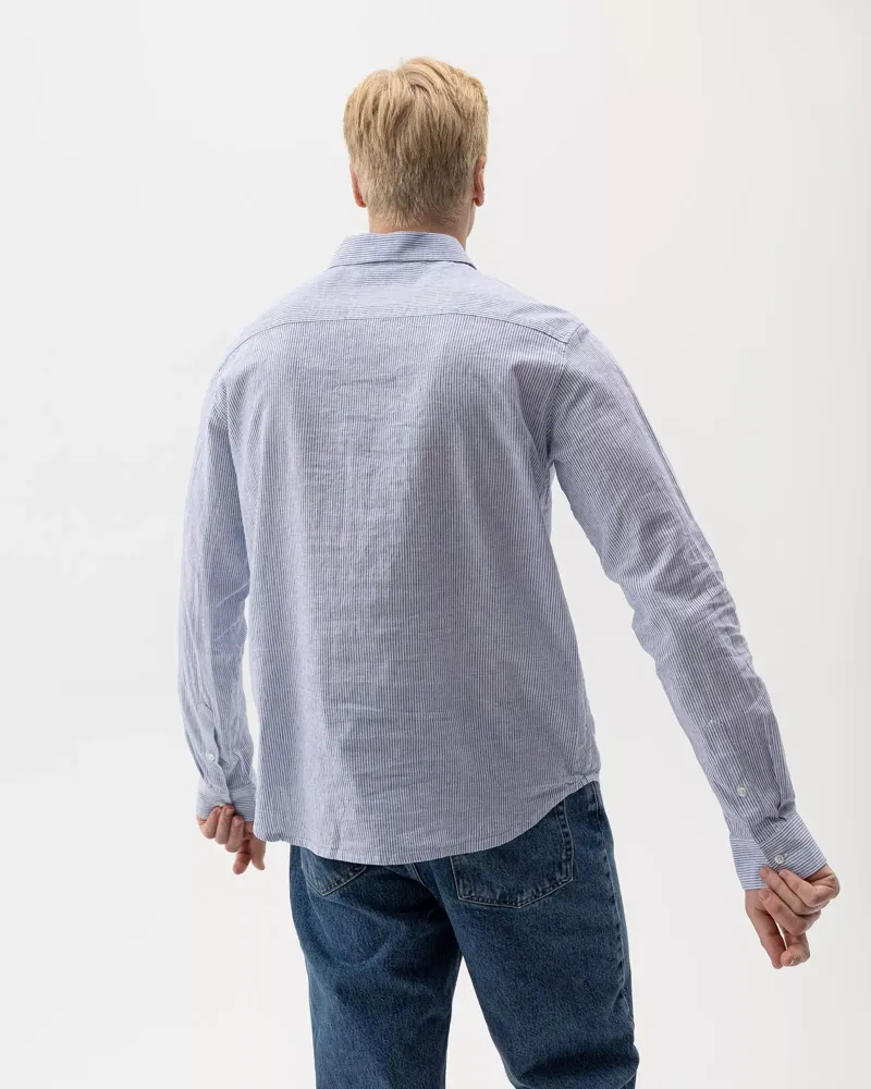 Holebrook Ted Shirt White/ Royal-1