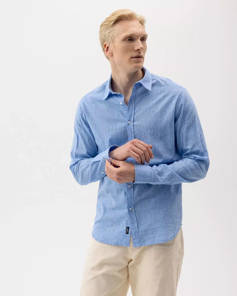 Holebrook Ted Shirt - Light Blue-2