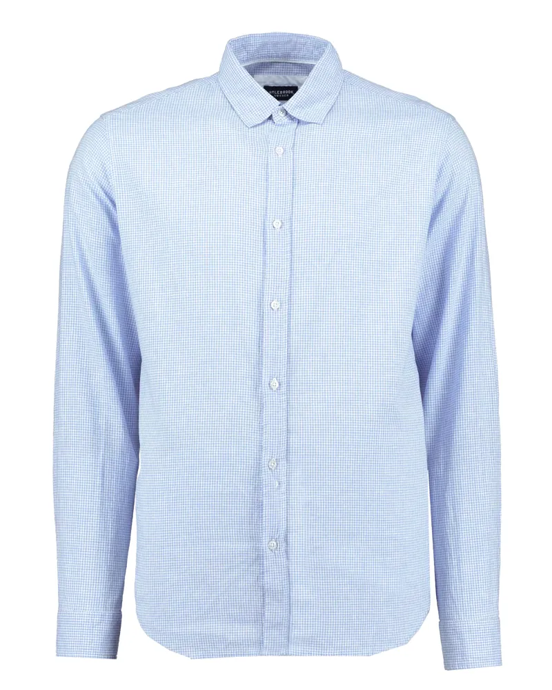 Holebrook Ted Shirt - Light Blue/ White-1