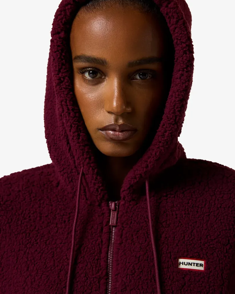 Hunter Womens Bonelle Borg Jacket - Port Royale-3