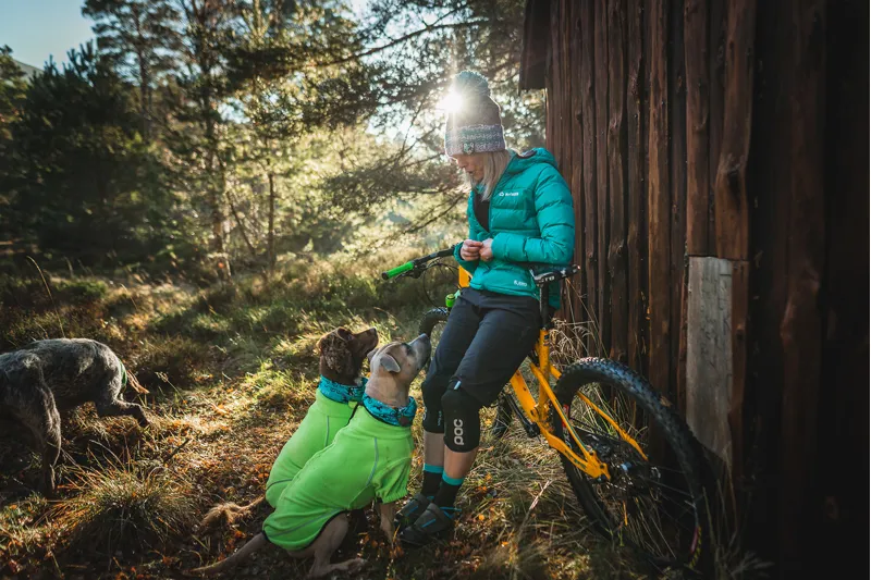 Bark + Ride Chill Breaker Coat - Lumo Green - XX-Large-4