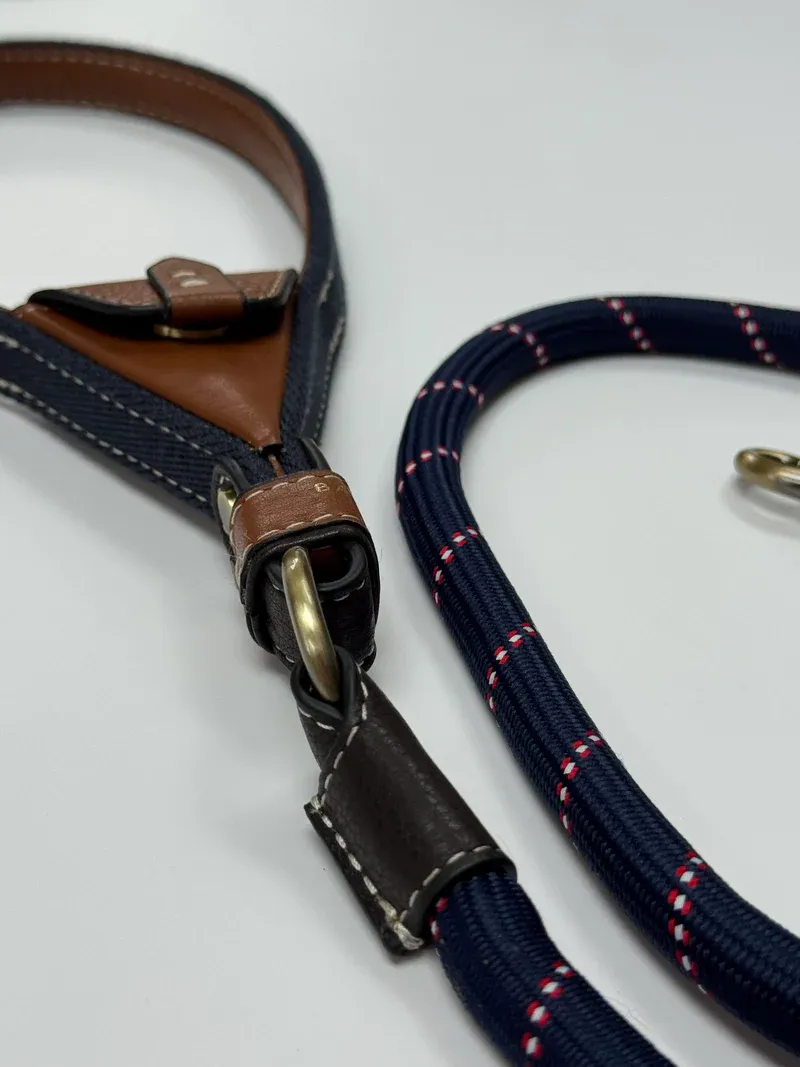 Barkworth Reeve Clip Lead - Navy-7