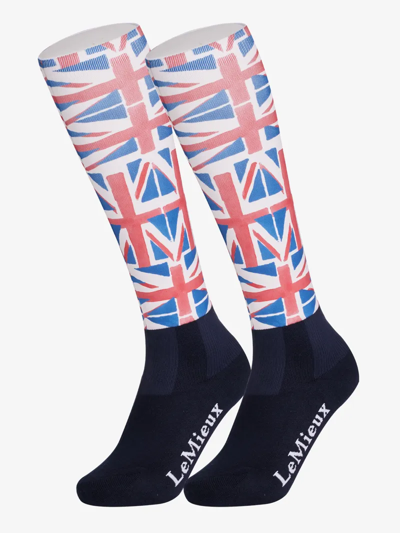 LeMieux Footsies Kids Socks - Union Jacks