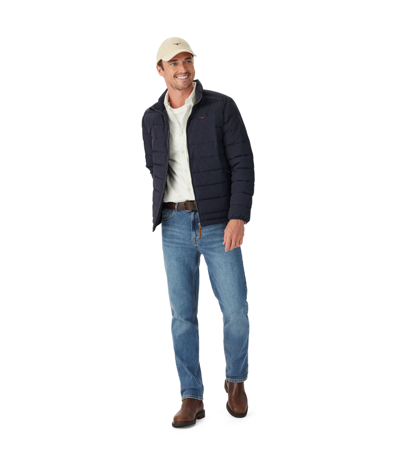 RMW Rydal Padded Jacket - Navy-2