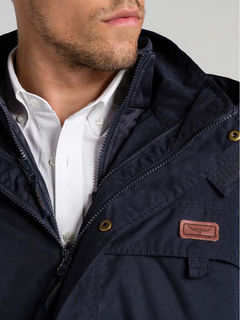RMW Rockley Jacket - Navy Ironbark-3