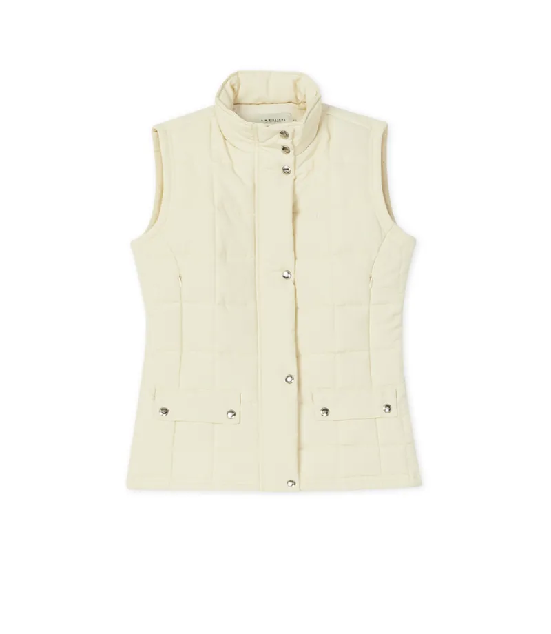 RMW Wilpena Creek Ladies Padded Vest - Cream