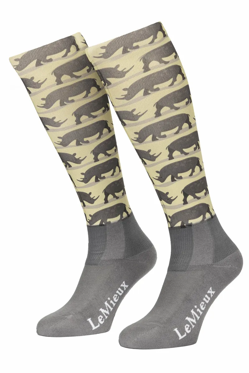 LeMieux Footsies Kids Socks - Rhino