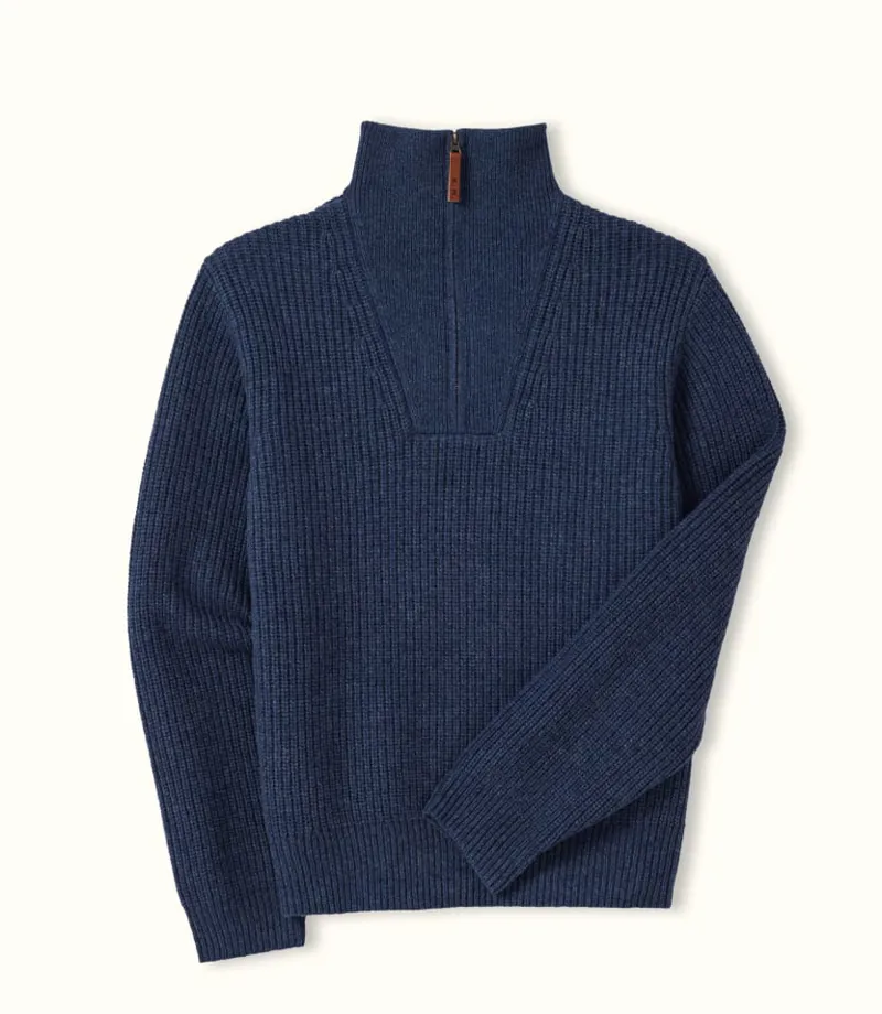 RMW Kapunda Sweater - Dark Indigo-1