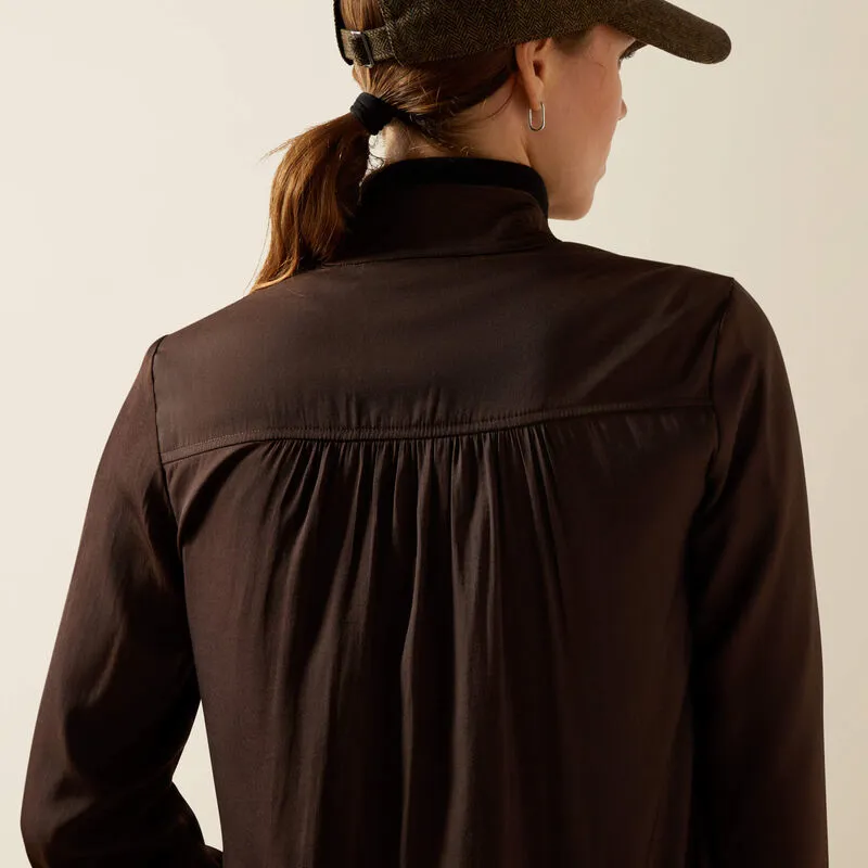 Ariat Ladies Kildwick Blouse - Coffee Bean-4