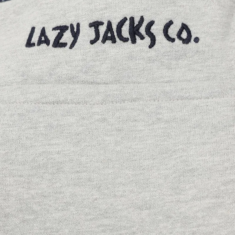 Lazy Jacks 1/4 Zip Striped Sweatshirt - Tri-Coloured-3