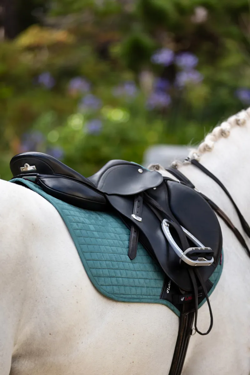 LeMieux ProSport Suede GP Square - Sage-1