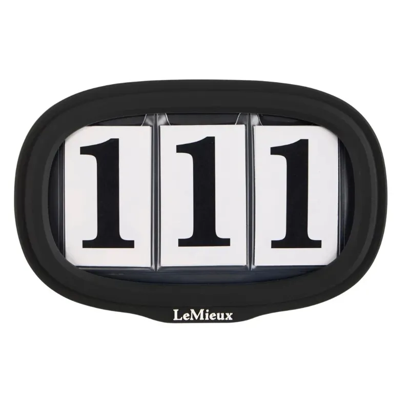 LeMieux Saddle Pad Number Holder - Black