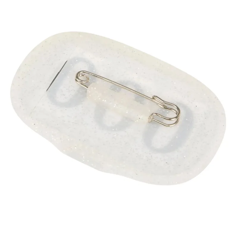 LeMieux Saddle Pad Number Holder - Silver Glitter-1