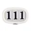 LeMieux Saddle Pad Number Holder - White