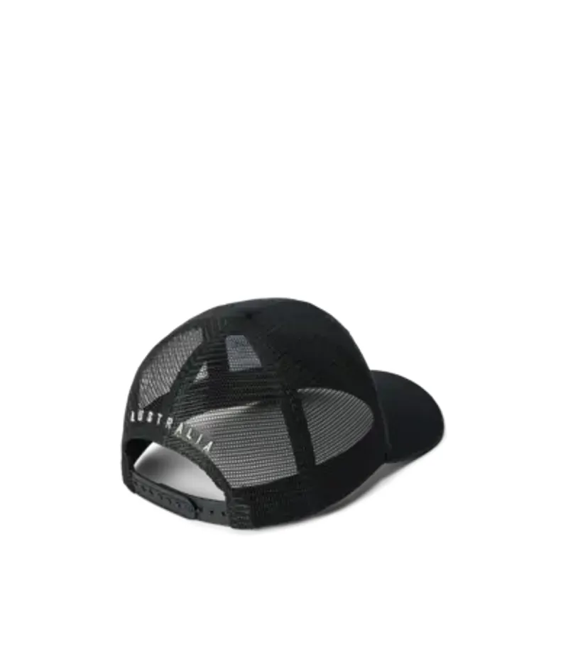 RMW Genuine Longhorn Trucker Cap - Worker Black-2