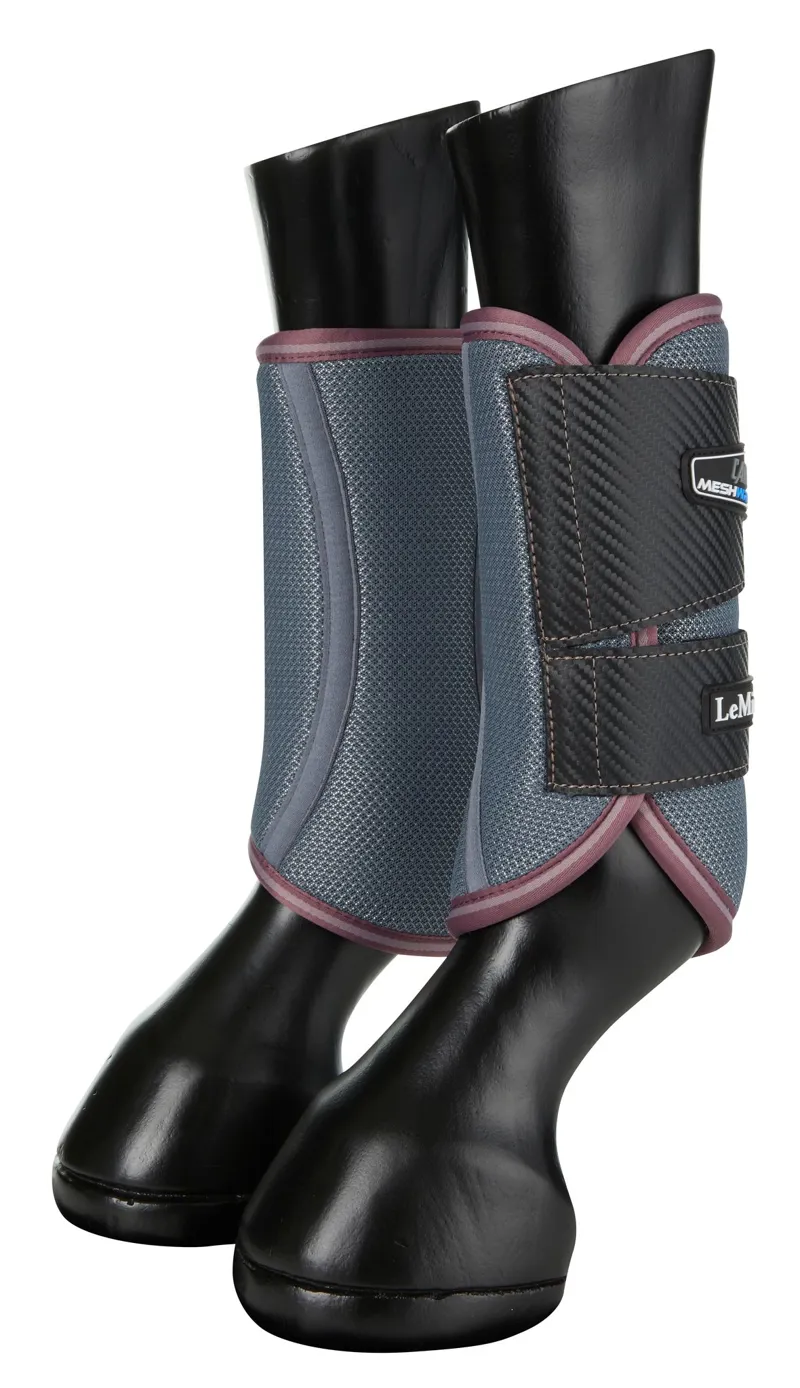 LeMieux Carbon Mesh Wrap Boots - Musk-2