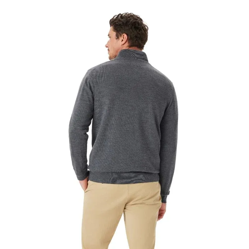 RMW Ernest Merino 1/4 Zip Knit - Sea Mist-2