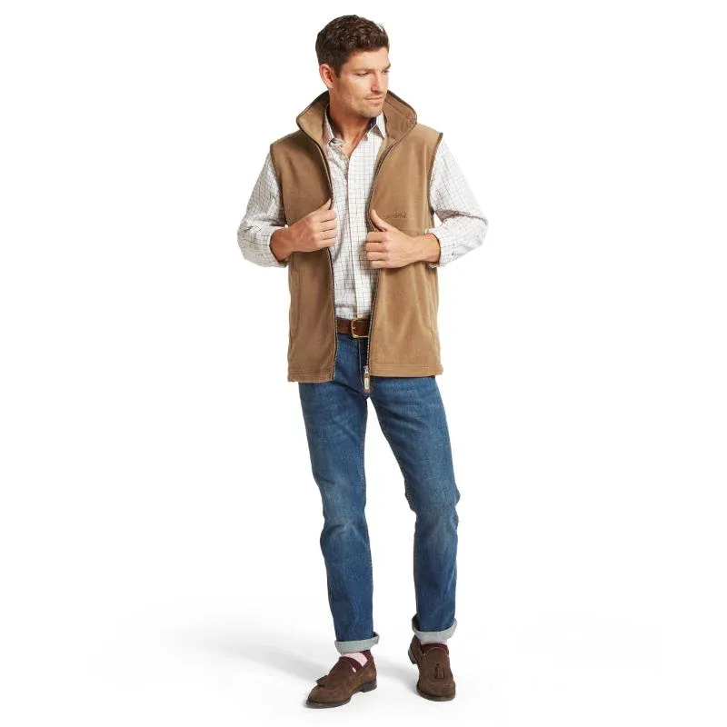 Schoffel Oakham Fleece Gilet - Toffee-2