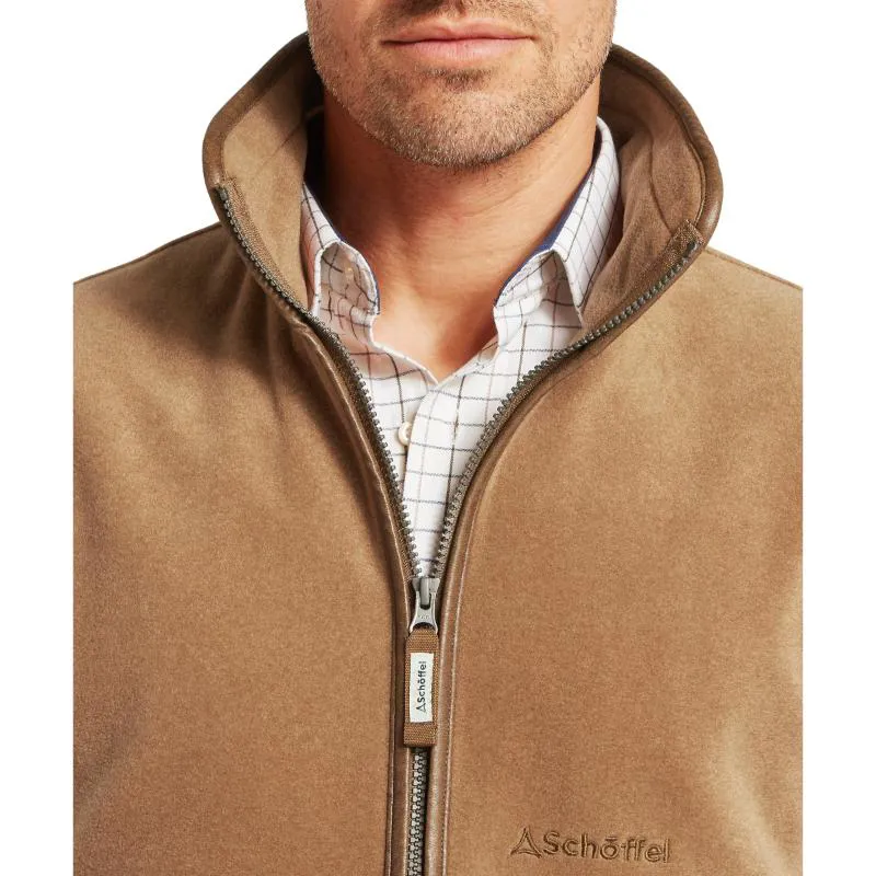 Schoffel Oakham Fleece Gilet - Toffee-4
