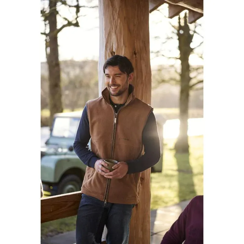 Schoffel Oakham Fleece Gilet - Toffee-8