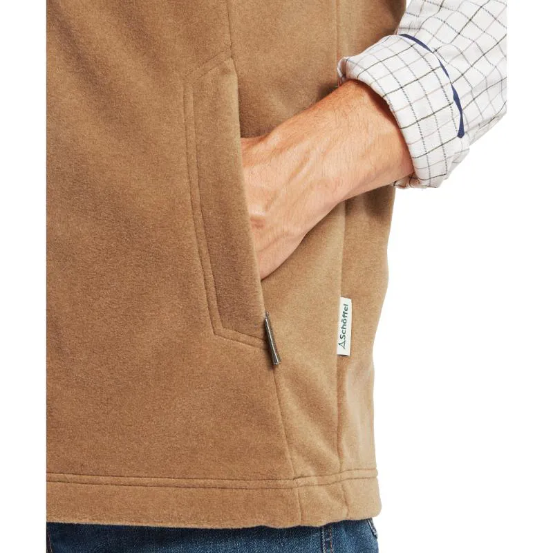 Schoffel Oakham Fleece Gilet - Toffee-5