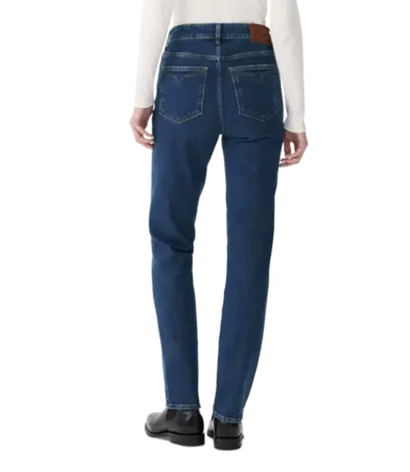 RMW Maren Jean - Mid Indigo Wash-3