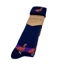 Shuttlesocks Merino Wool Pheasant Shooting Walking Socks - Navy Purple
