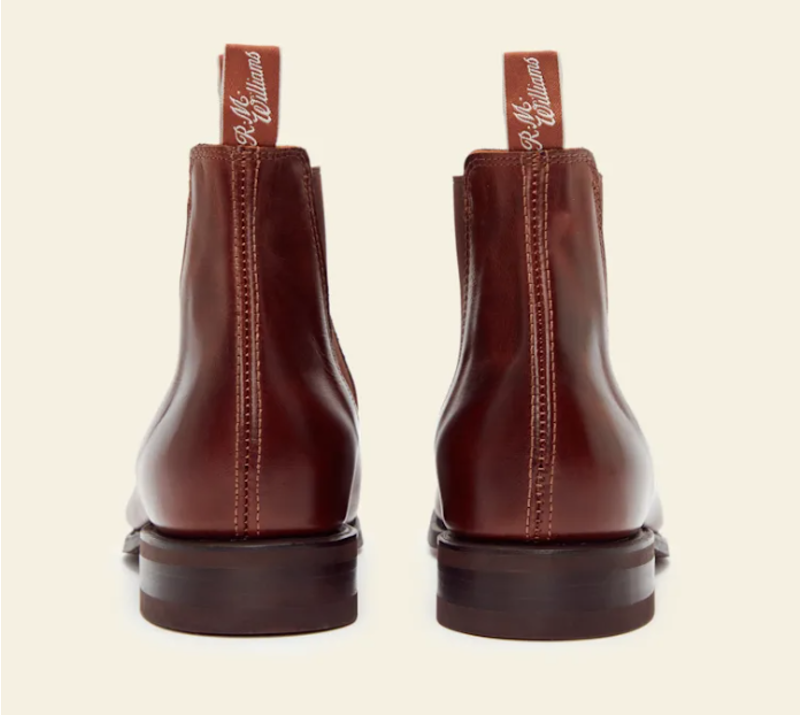 RMW Comfort Craftsman Boot - Mid Brown Pull Up-2