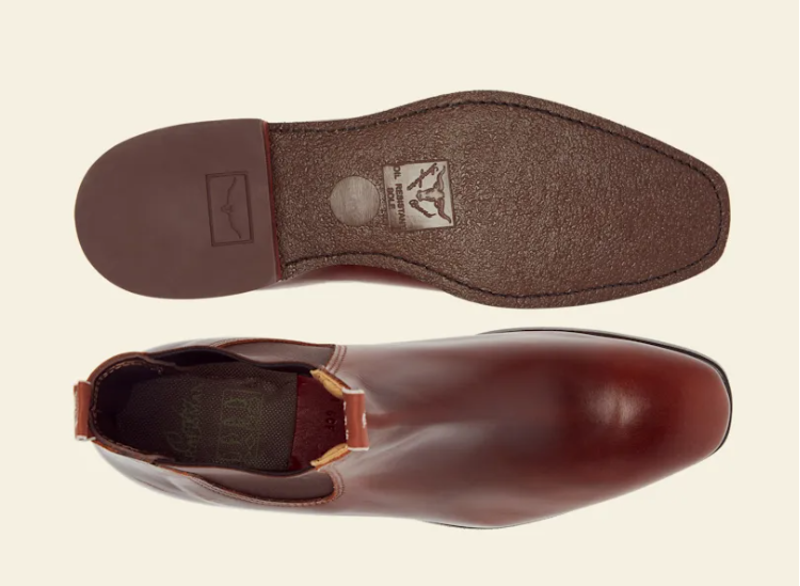 RMW Comfort Craftsman Boot - Mid Brown Pull Up-3