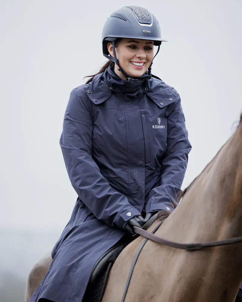 Equidry Aura Long Mac - Navy-2