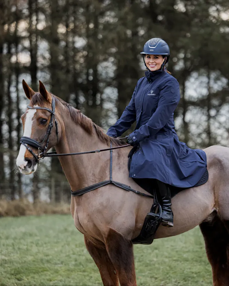 Equidry Aura Long Mac - Navy-1