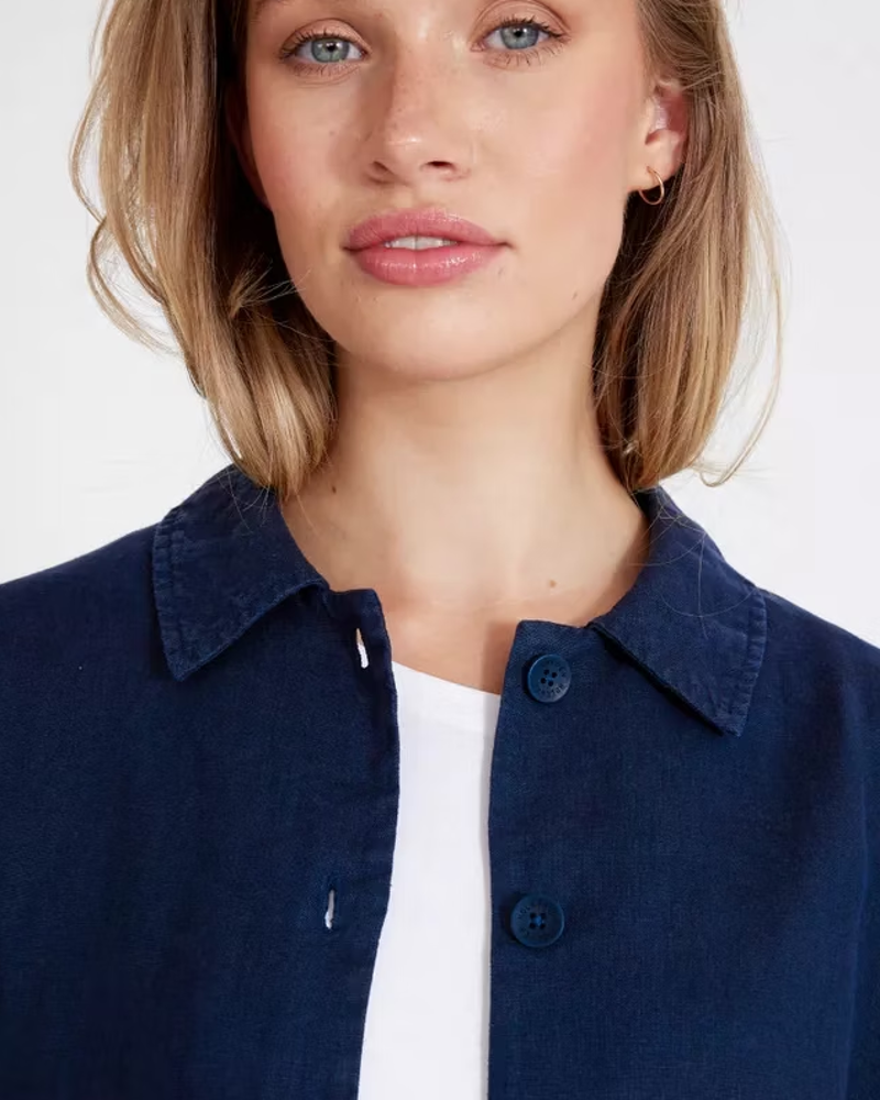 Holebrook Luna Shirt Jacket - Navy-2