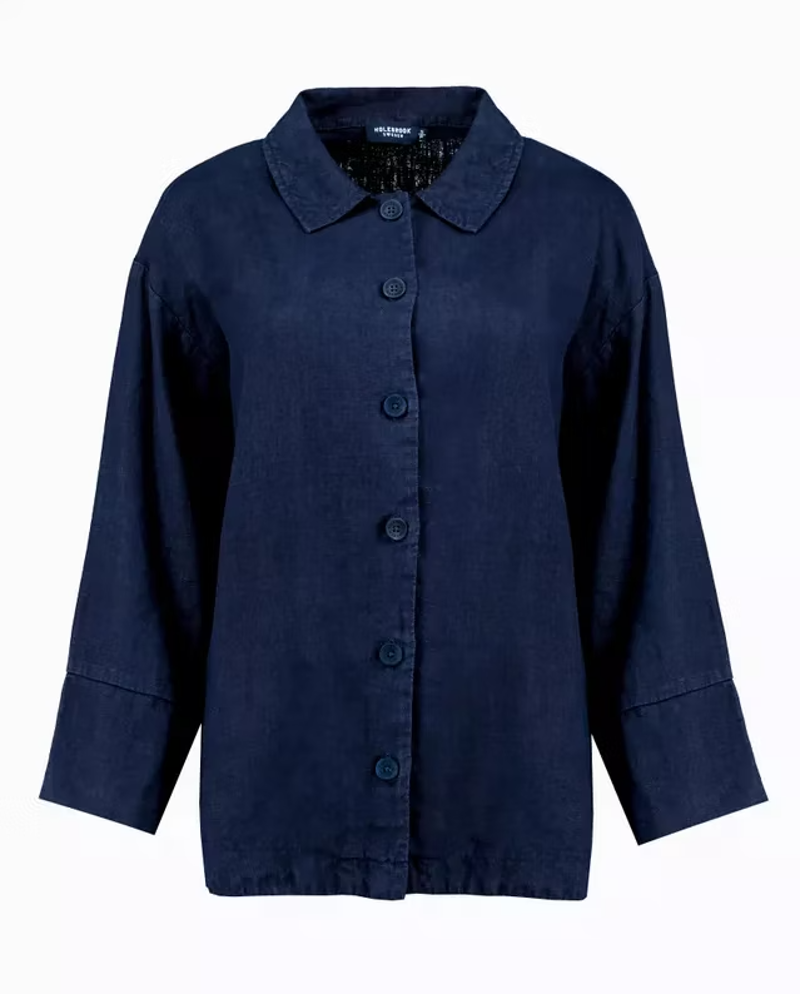 Holebrook Luna Shirt Jacket - Navy-1