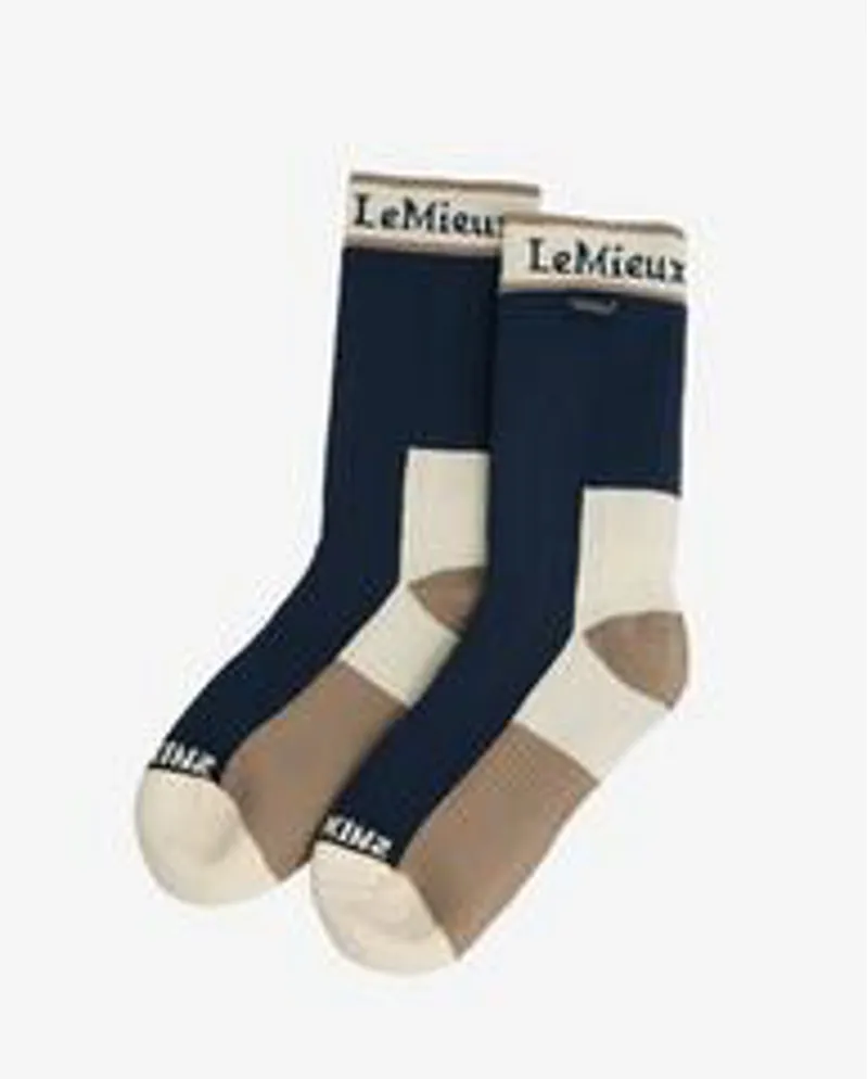 LeMieux X Sealskinz Waterproof Socks - Navy-1