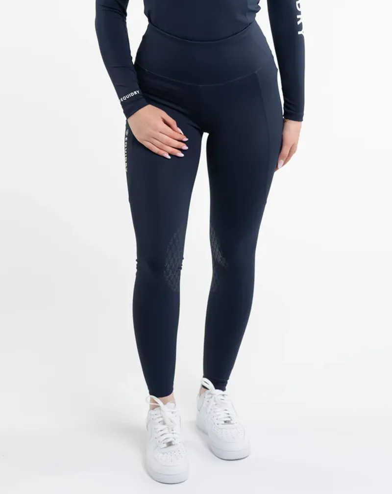 Equidry Water Repellent Leggings - Navy