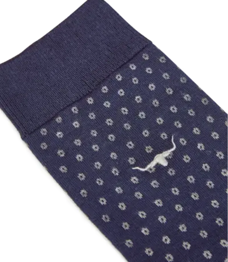RMW Nelson Sock Navy/ Grey-1