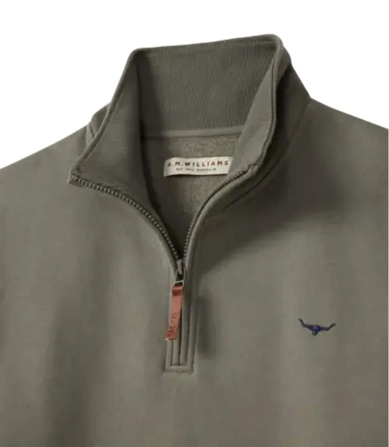 RMW Mulyungarie Gents Top - Olive-1