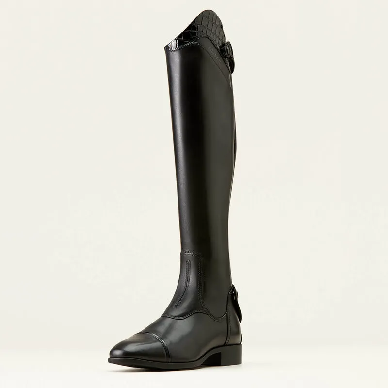 Ariat Palisade Show Tall Riding Boots - Black/ Black Croc-1