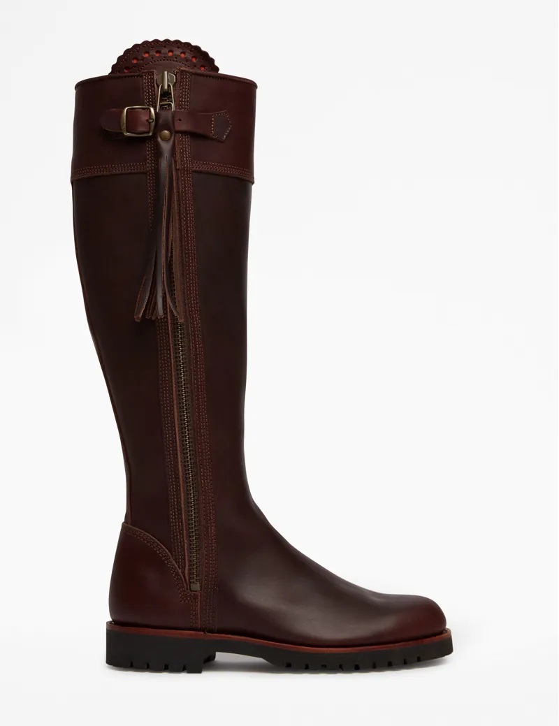 Penelope Chilvers Long Tassle Boot - Conker