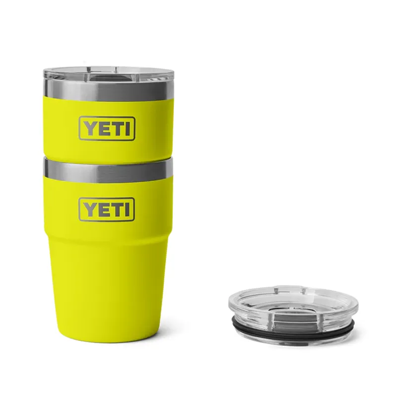 YETI Single 16oz Stackable Cup - Firefly Yellow-1