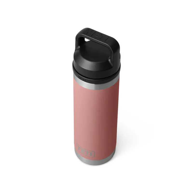 YETI Rambler 18 Oz Bottle Chug Cap 2.0 - Sandstone Pink