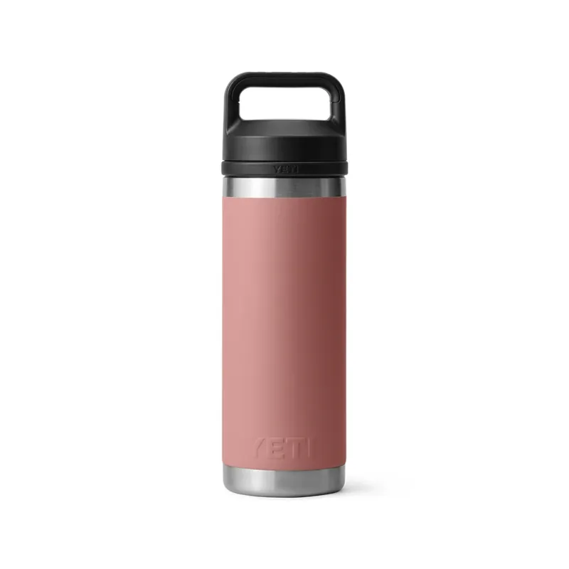 YETI Rambler 18 Oz Bottle Chug Cap 2.0 - Sandstone Pink-2