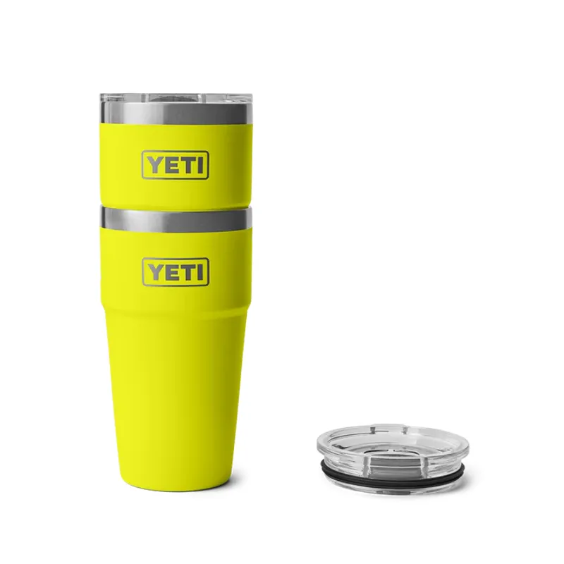 YETI Single 20oz Stackable Cup - Firefly Yellow-2