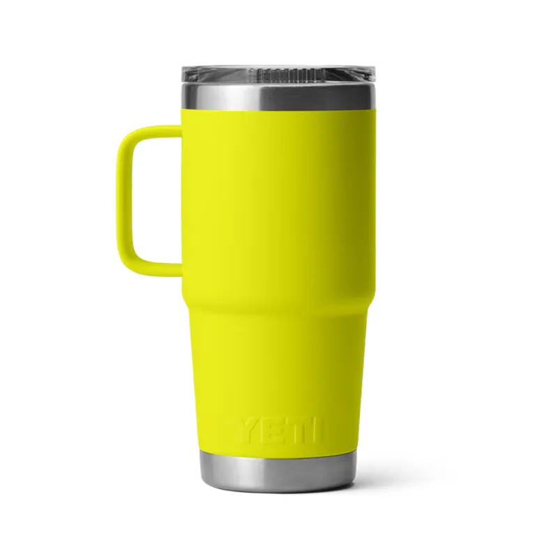 YETI Rambler 20oz Travel Mug - Firefly Yellow-1